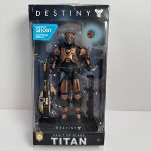 Destiny Vault of Glass Titan #27 McFarlane Toys Figure w/ Ghost Bungie